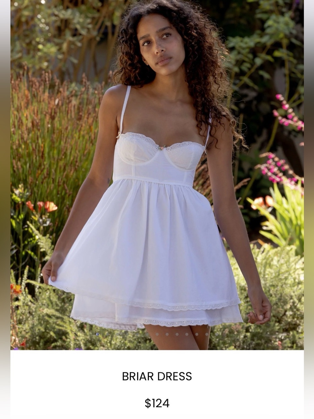 Briar Dress — White Women's Sundress